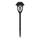 LED solárna lampa LAWN LED/1,2V 100 mAh 3000K 44 cm IP44 čierna