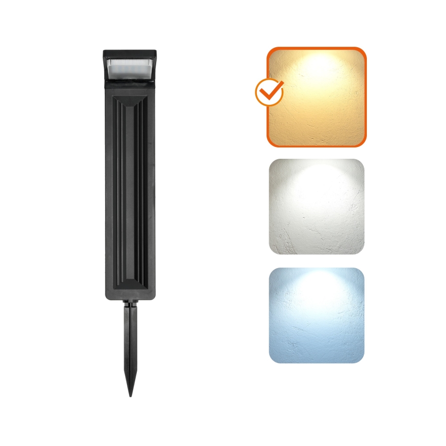 LED Solárna lampa LED/0,2W/3,7V 6500K IP44 2200 mAh
