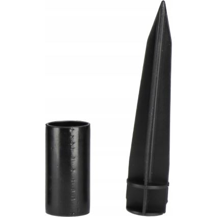 LED solárna lampa LED/1,2 V 6500 K 200 mAh pr. 10 cm IP44 biela/čierna