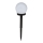 LED Solárna lampa LED/1,2V 40mAh IP44 čierna