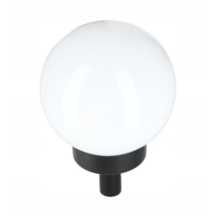 LED Solárna lampa LED/1,2V 6500K 200 mAh pr. 15 cm IP44 biela/čierna