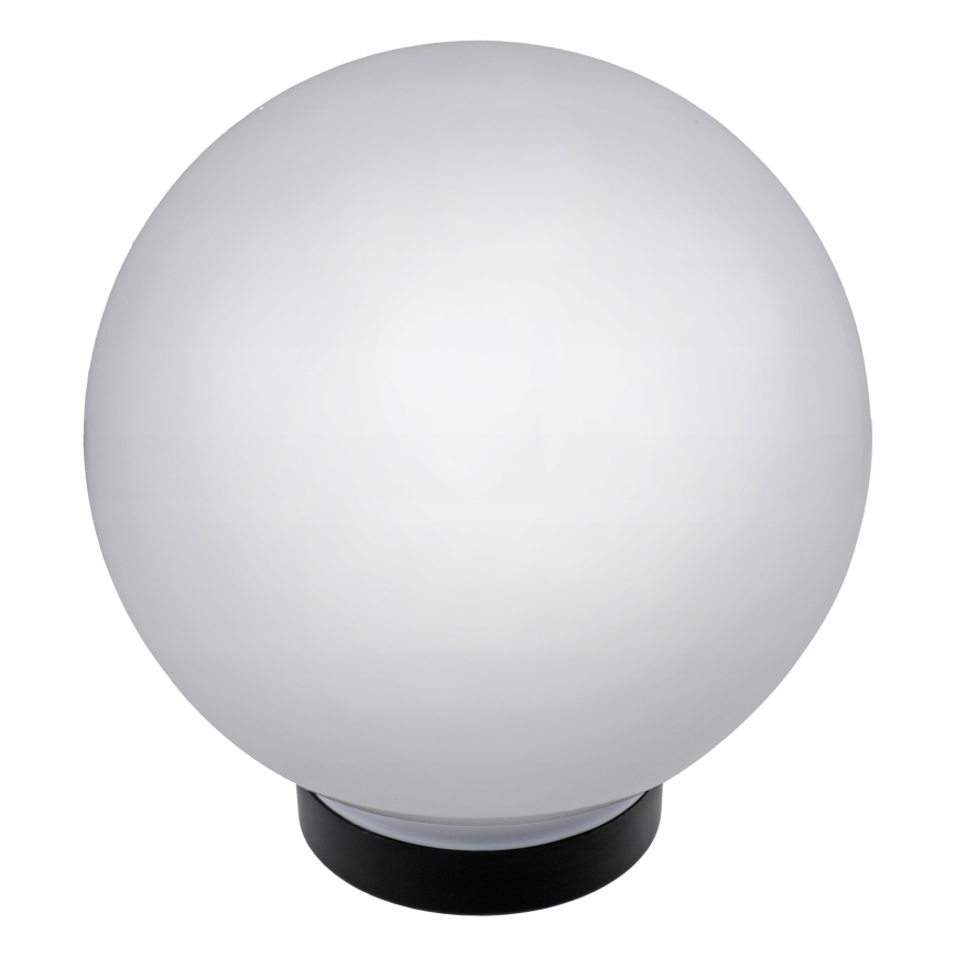 LED solárna lampa LED/1,2V 6500K 200 mAh pr. 25 cm IP44 biela/čierna