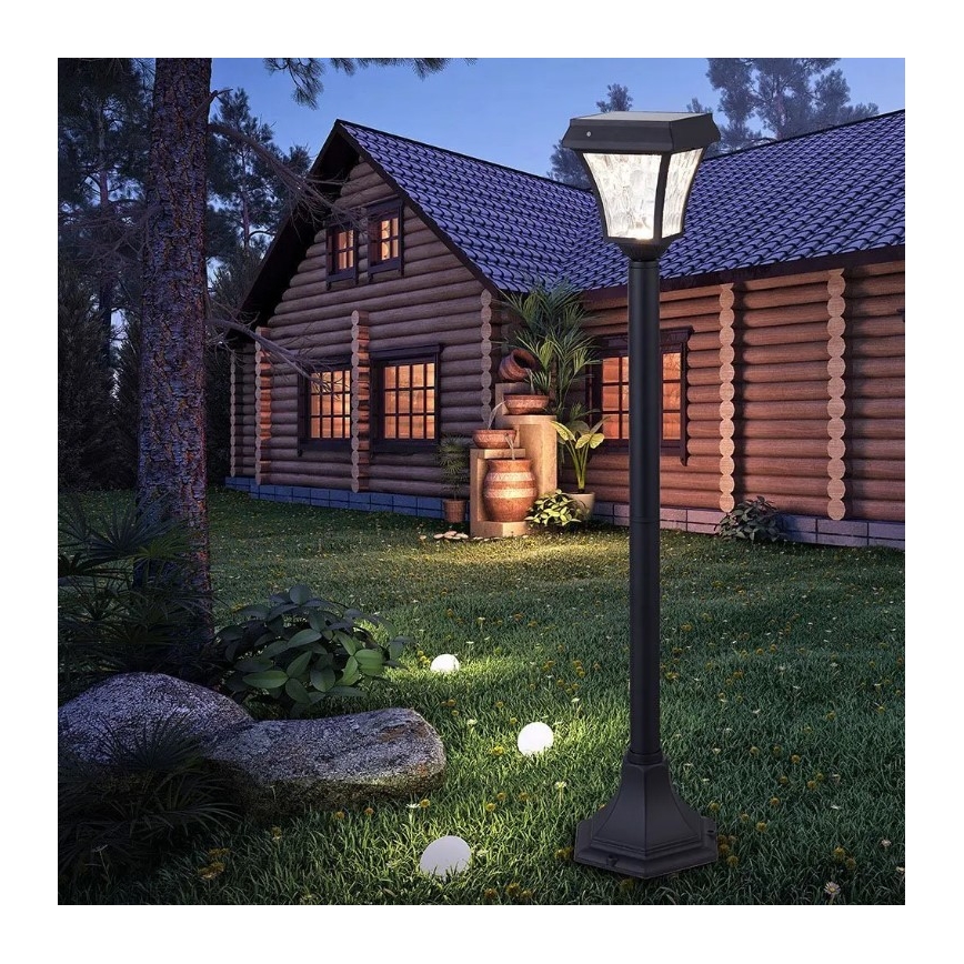 LED Solárna lampa LED/2W/230V 93 cm 3000/6000K IP65