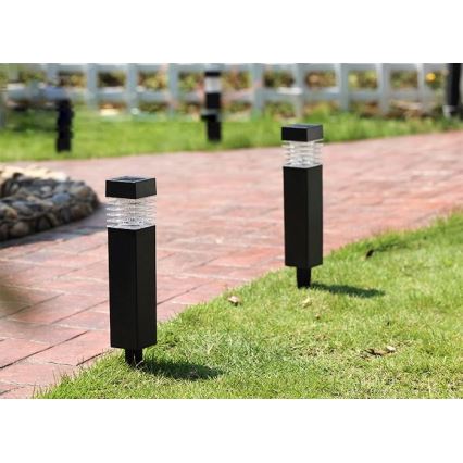 LED Solárna lampa MARTIN LED/1,2V 150 mAh IP44 čierna