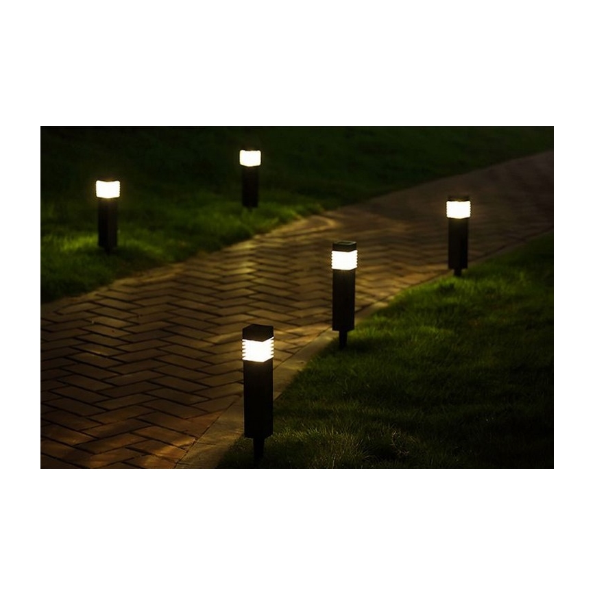 LED Solárna lampa MARTIN LED/1,2V 150 mAh IP44 čierna