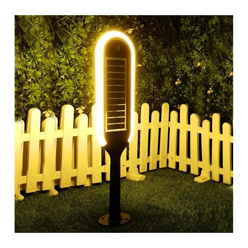 LED Solárna lampa so senzorom BOLLARD LED/5W/5,5V 70 cm 3000K IP65