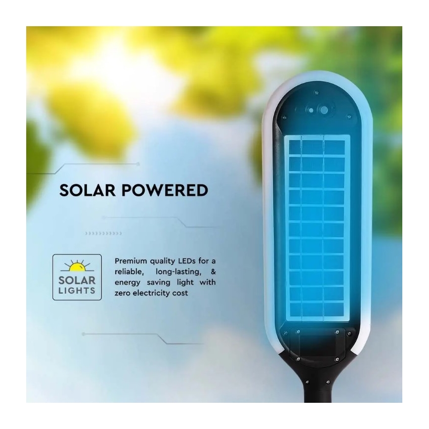 LED Solárna lampa so senzorom BOLLARD LED/5W/5,5V 70 cm 3000K IP65