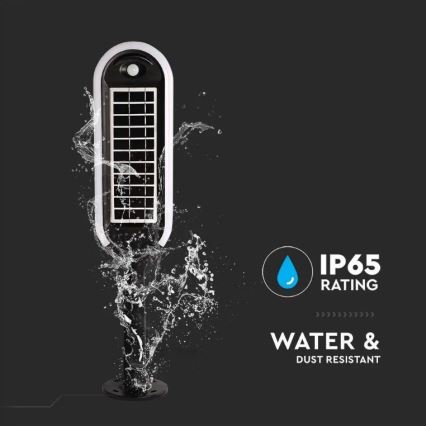 LED Solárna lampa so senzorom BOLLARD LED/5W/5,5V 70 cm 4000K IP65 2000 mAh