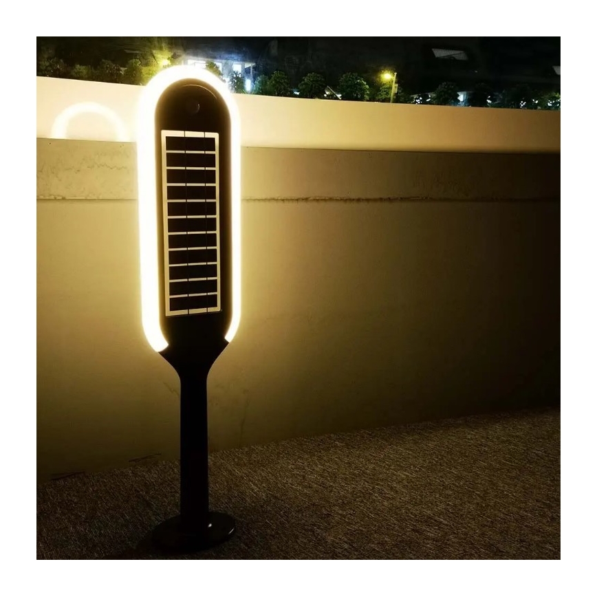 LED Solárna lampa so senzorom BOLLARD LED/5W/5,5V 70 cm 4000K IP65