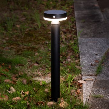 LED Solárna lampa so senzorom GWINEA LED/4,5W/3,7V 2000 mAh 50 cm IP44 čierna