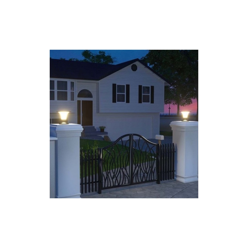 LED Solárna lampa so senzorom LED/15W/3,2V 4000K/6000K IP65 6000 mAh