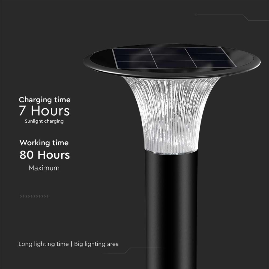 LED Solárna lampa so senzorom LED/15W/3,2V 4000K/6000K IP65 6000 mAh