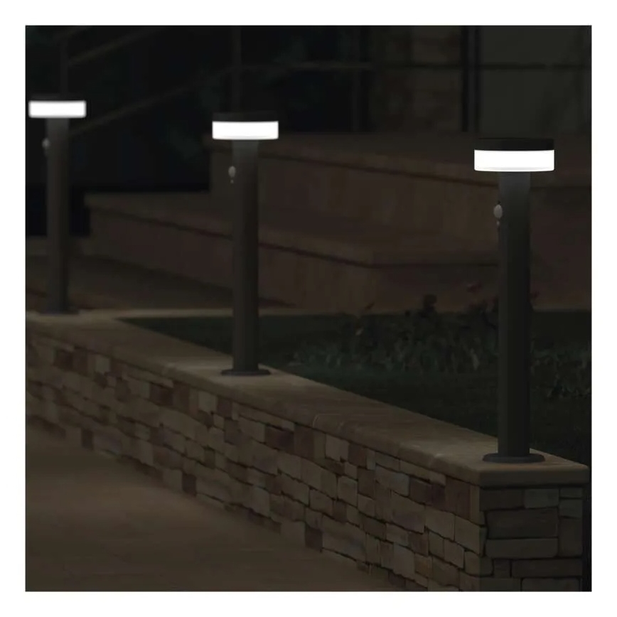 LED Solárna lampa so senzorom LED/2W/3,7V 1200 mAh IP44 50 cm