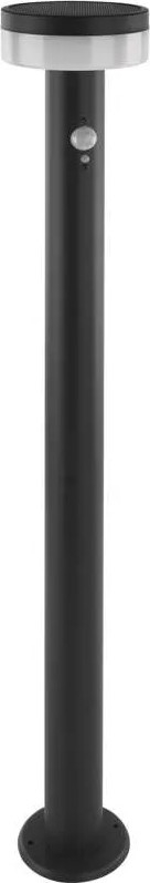 LED Solárna lampa so senzorom LED/2W/3,7V 1200 mAh IP44 80 cm