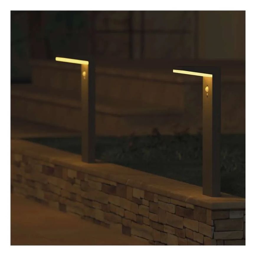 LED Solárna lampa so senzorom LED/4,4W/3,7V 2200 mAh IP44