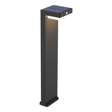 LED Solárna lampa so senzorom MALI LED/4,5W/3,7V 2000 mAh IP44 čierna