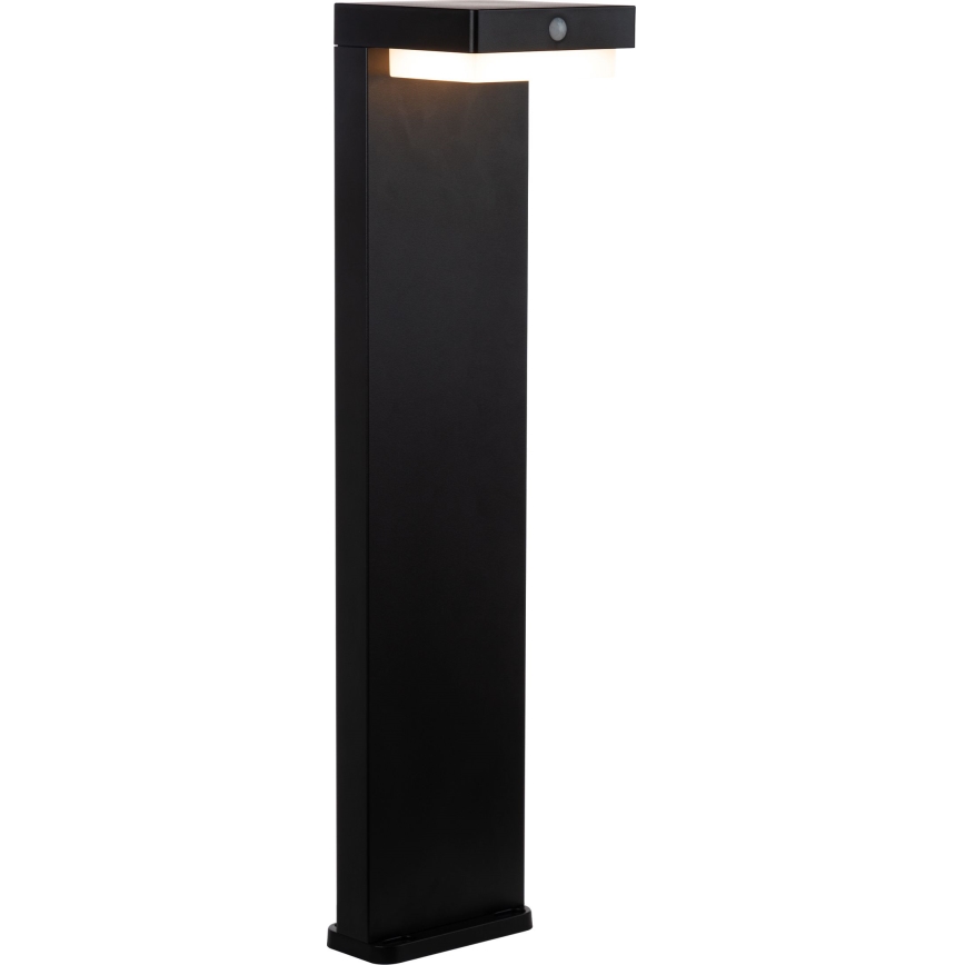 LED Solárna lampa so senzorom MALI LED/4,5W/3,7V 2000 mAh IP44 čierna