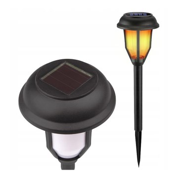 LED solárna lampa so súmrakovým senzorom LED/2V IP44 600 mAh