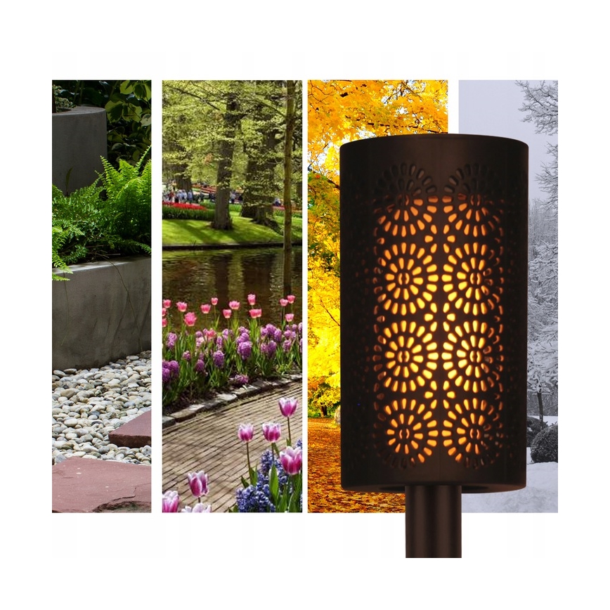 LED Solárna lampa so súmrakovým senzorom LED/2V IP44