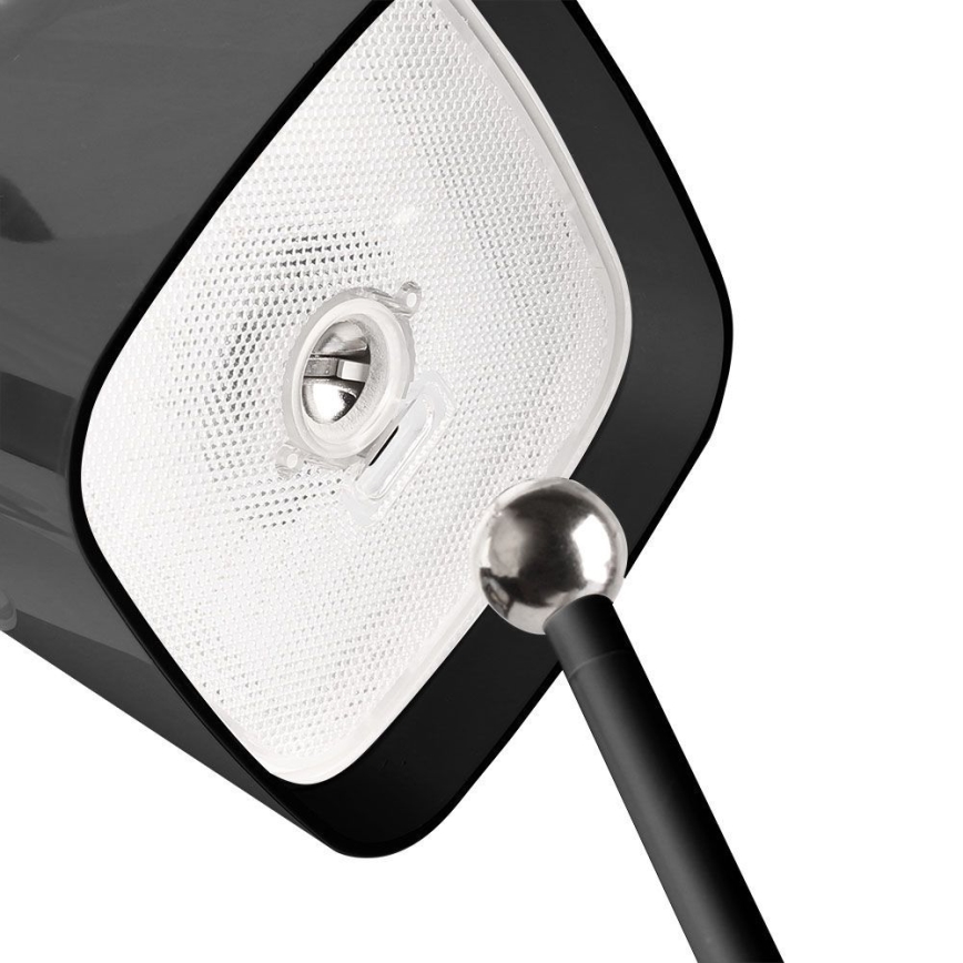 LED Solárna stmievateľná magnetická dotyková nabíjacia stolná lampa LED/5W/5V 3000-6000K 3600 mAh IP65 čierna