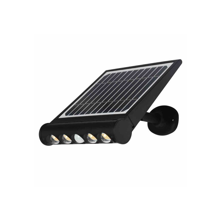 LED Solárna nástenná lampa so senzorom LED/8W/3,7V 4000 mAh 4000K IP65