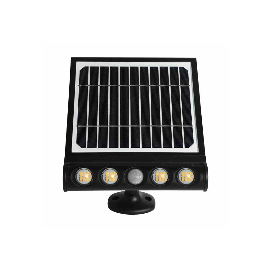 LED Solárna nástenná lampa so senzorom LED/8W/3,7V 4000 mAh 4000K IP65