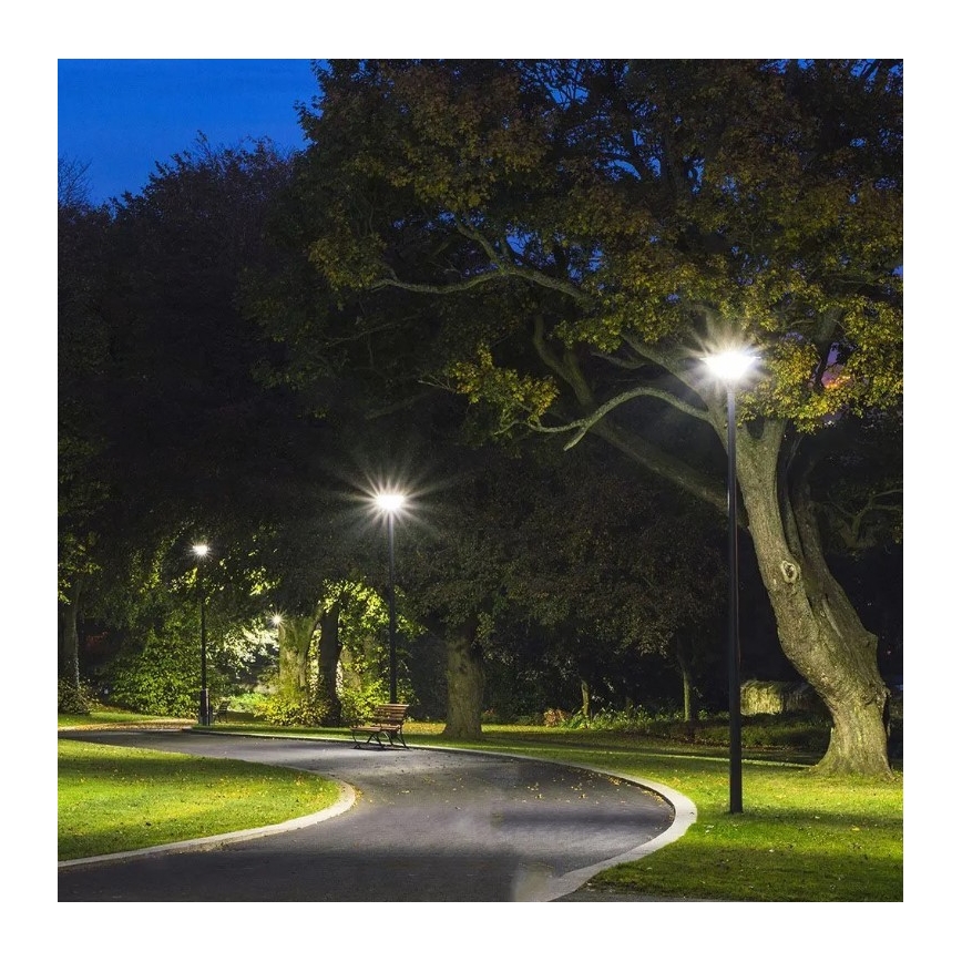 LED Solárna pouličná lampa so senzorom LED/10W/3,2V 6500K IP65 25000 mAh + diaľkové ovládanie