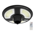 LED Solárna pouličná lampa so senzorom LED/10W/3,2V IP65 4000K 15000 mAh + diaľkové ovládanie