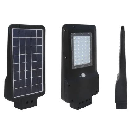 LED Solárna pouličná lampa so senzorom LED/15W/7,4V 6000K IP65 10800 mAh
