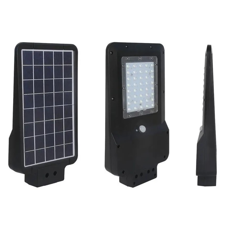 LED Solárna pouličná lampa so senzorom LED/15W/7,4V 6000K IP65 10800 mAh