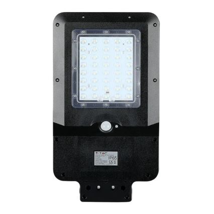LED Solárna pouličná lampa so senzorom LED/15W/7,4V 6000K IP65 10800 mAh