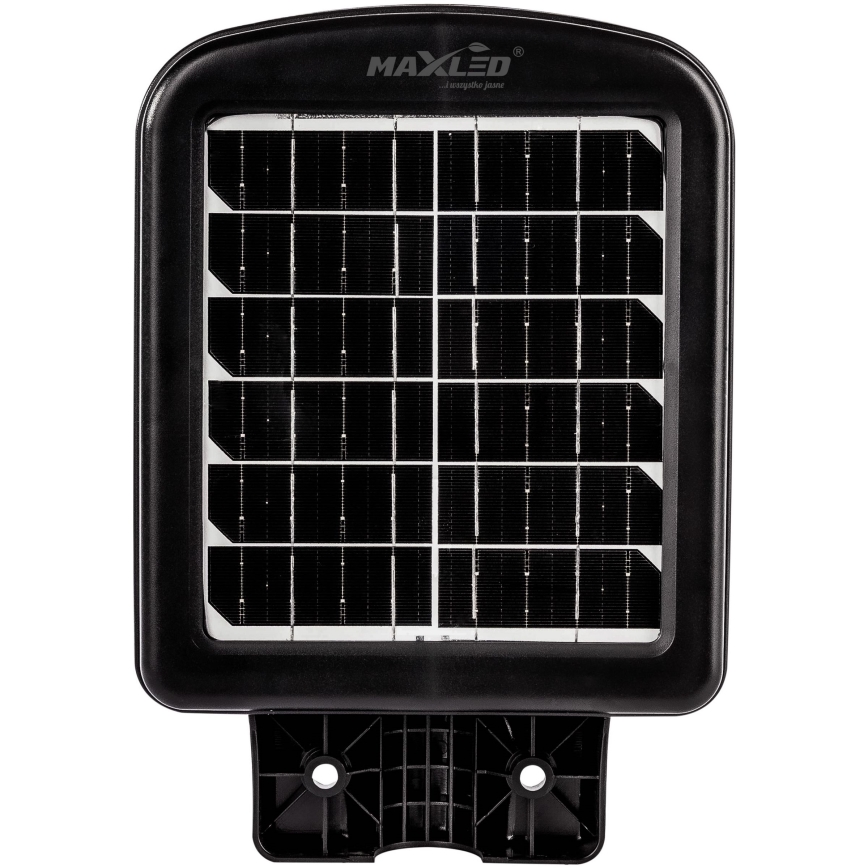 LED Stmievateľná solárna pouličná lampa so senzorom LED/60W/6V 5500 mAh 6500K IP65 čierna + diaľkové ovládanie