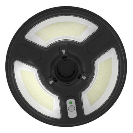 LED Solárna pouličná lampa so senzorom LED/7,5W/3,2V 6500K IP65+diaľkové ovládanie