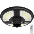 LED Solárna pouličná lampa so senzorom LED/7,5W/3,2V IP65 4000K 15000 mAh + diaľkové ovládanie