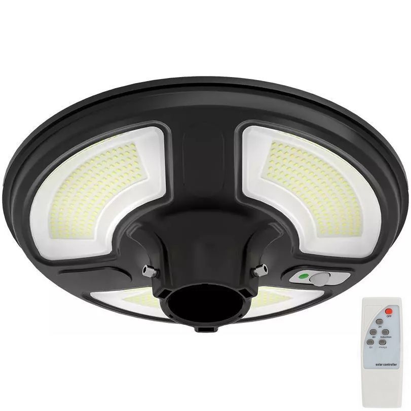 LED Solárna pouličná lampa so senzorom LED/7,5W/3,2V IP65 4000K 15000 mAh + diaľkové ovládanie