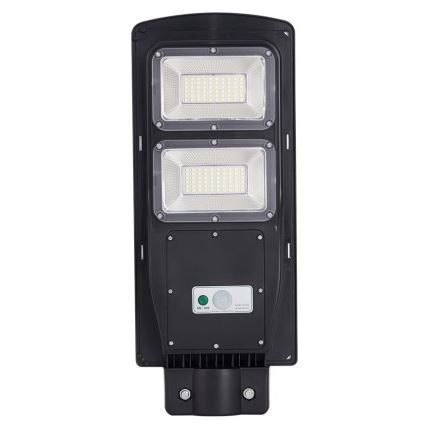 LED Solárna pouličná lampa so senzorom STREET 2xLED/6W/3,2V 12000 mAh IP65 + diaľkové ovládanie