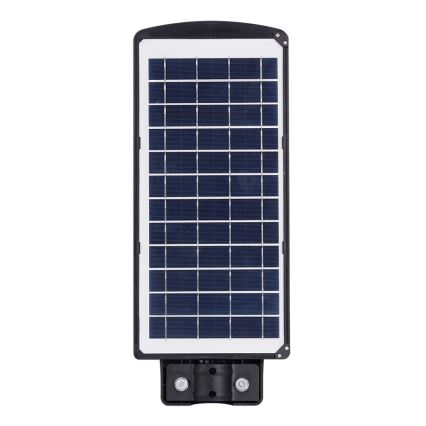 LED Solárna pouličná lampa so senzorom STREET 2xLED/6W/3,2V 12000 mAh IP65 + diaľkové ovládanie