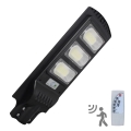 LED Solárna pouličná lampa so senzorom STREET LED/10W/3,2V 10000 mAh IP65 + diaľkové ovládanie