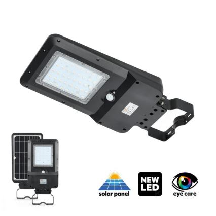 LED solárna pouličná lampa so senzorom STREET LED/15W/7,4V 4000K IP65 5400 mAh