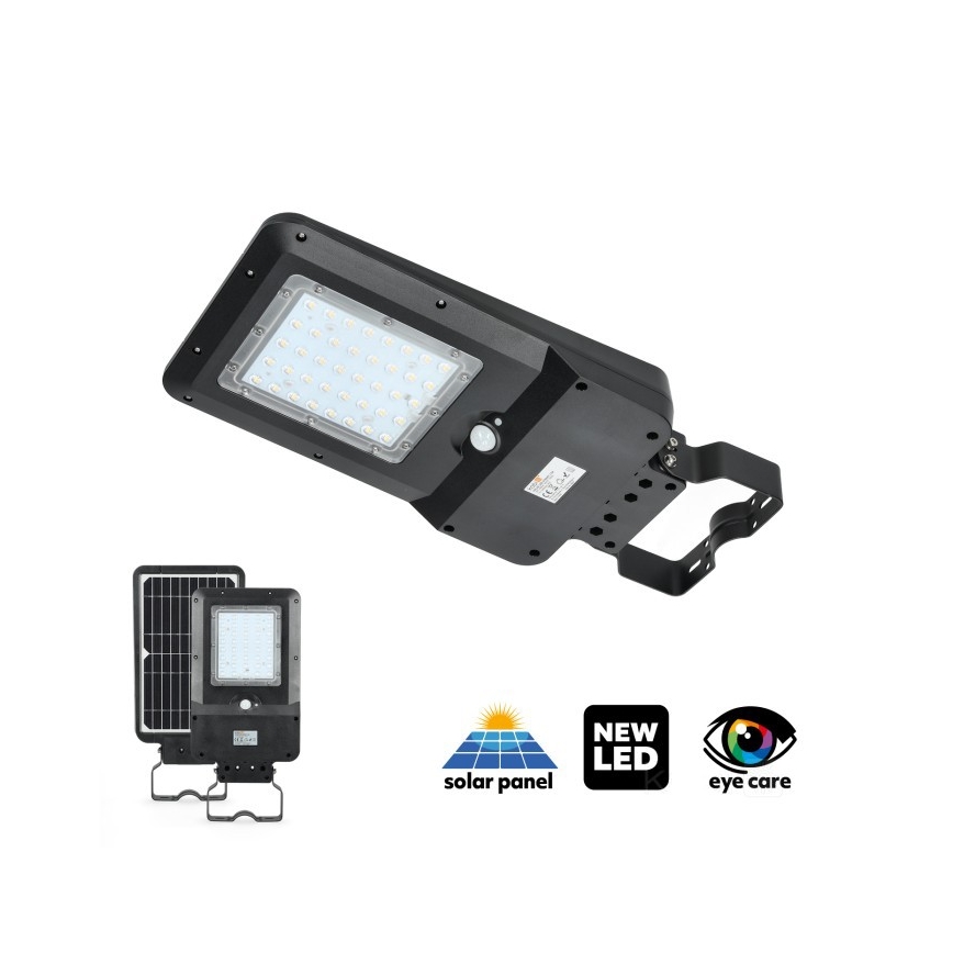 LED solárna pouličná lampa so senzorom STREET LED/15W/7,4V 4000K IP65 5400 mAh