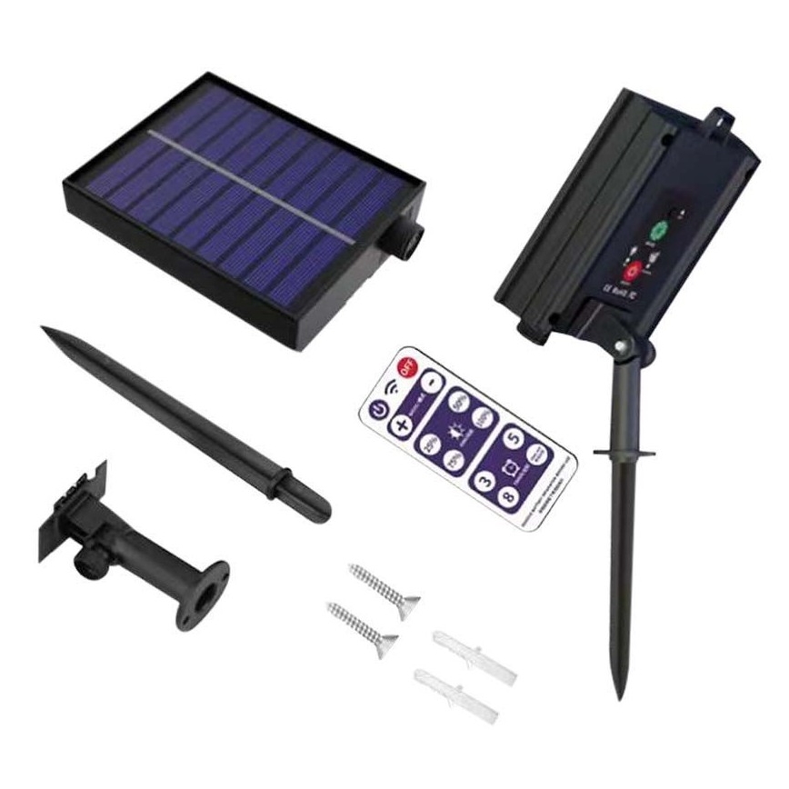 LED Solárna reťaz 10xLED/0,5/4,5V 12 m 3000K IP44 1200 mAh + diaľkové ovládanie