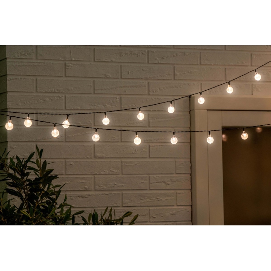 LED Solárna reťaz 6,9m 50xLED/1,2V