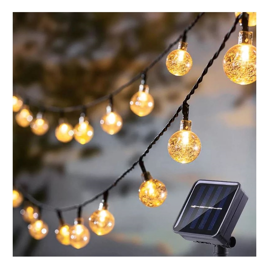 LED Solárna reťaz 6,9m 50xLED/1,2V