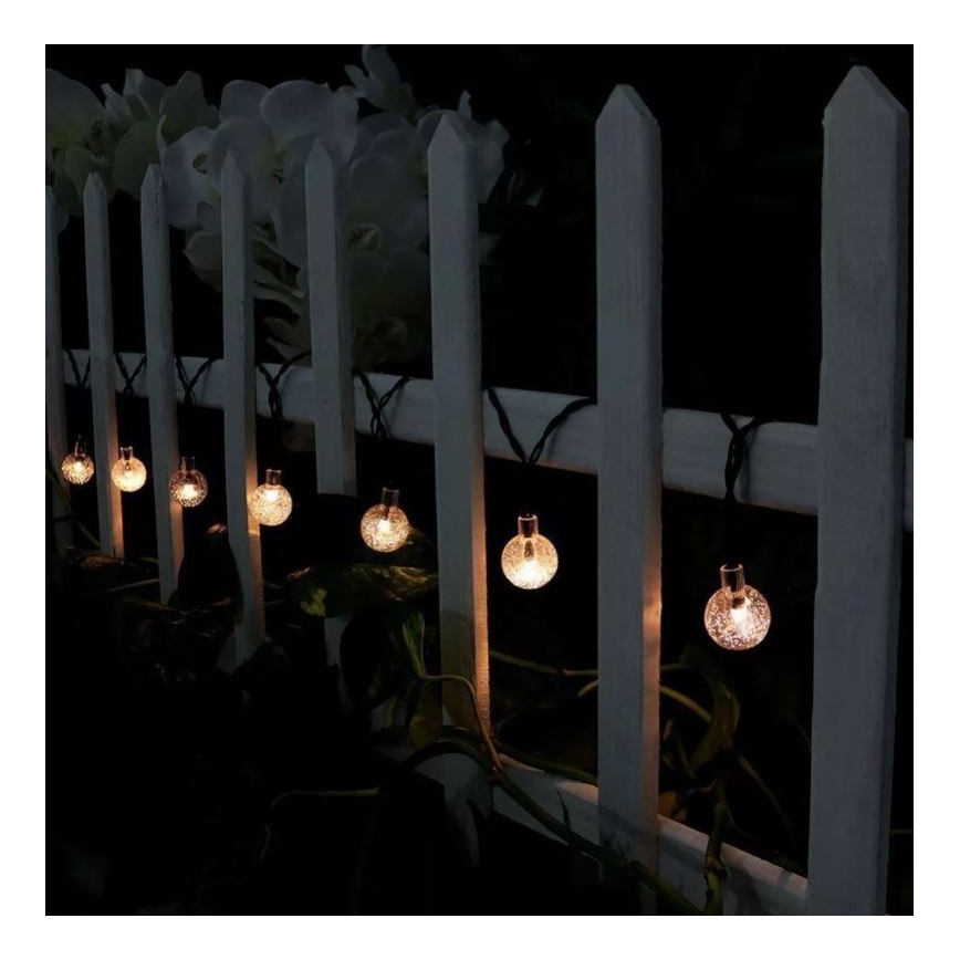 LED Solárna reťaz 6,9m 50xLED/1,2V