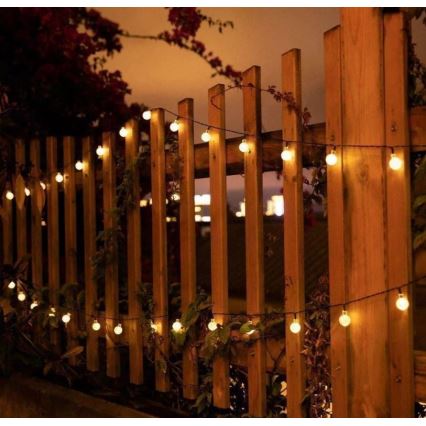 LED Solárna reťaz 6,9m 50xLED/1,2V