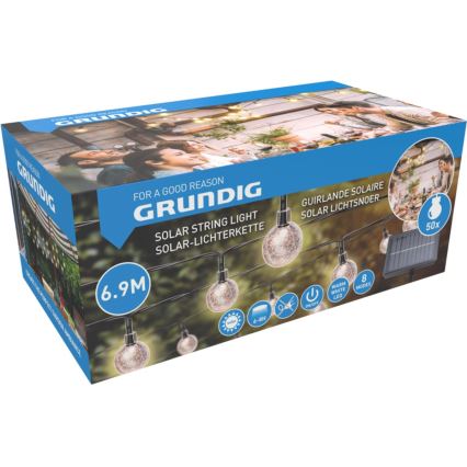 LED Solárna reťaz 6,9m 50xLED/1,2V