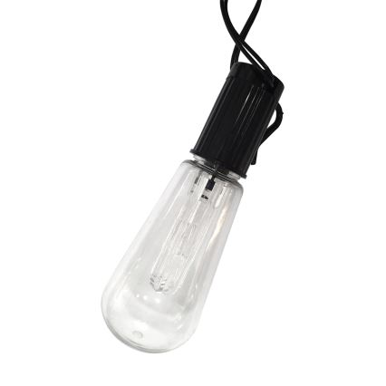 LED Solárna vonkajšia reťaz 10xLED/1,2V 2,2 m IP44
