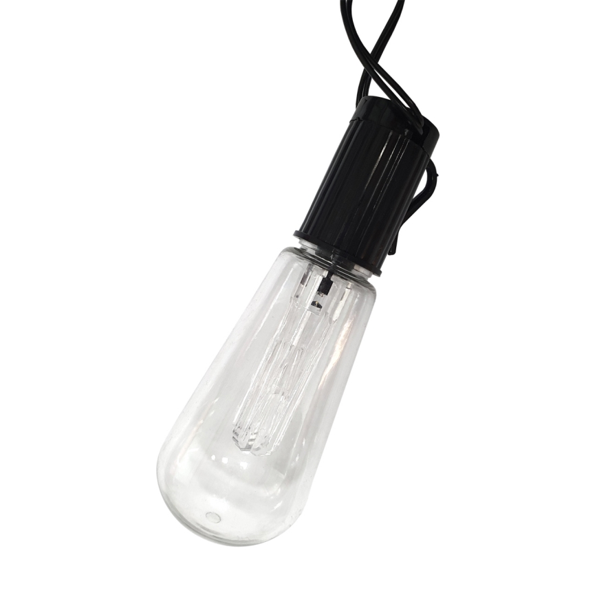 LED Solárna vonkajšia reťaz 10xLED/1,2V 2,2 m IP44