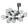 LED Solárna vonkajšia reťaz 10xLED/1,2V 300 mAh 3,8 m IP44