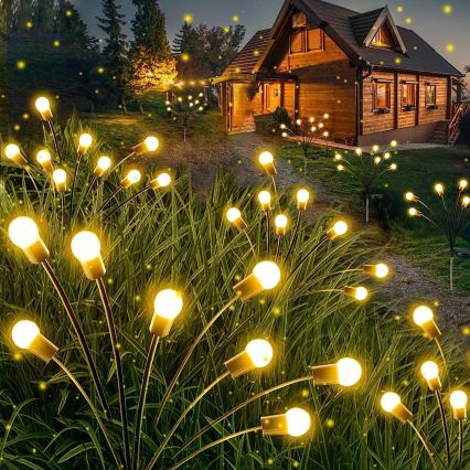 LED Solárne dekoračné svietidlo 10xLED/1,2V 3000K 73 cm IP44